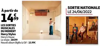Auchan Les sorties musicales du moment harry styles offre