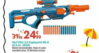 King Jouet Nerf Elite 2.0 Eaglepoint Rd-8 offre