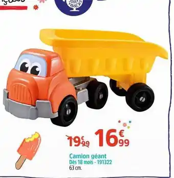 Camion Géant