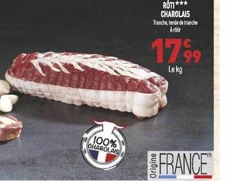 Grand Frais Rôti Charolais offre