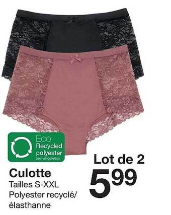 Zeeman Culotte offre