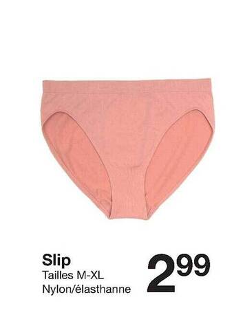 Zeeman Slip offre