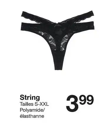 Zeeman String offre