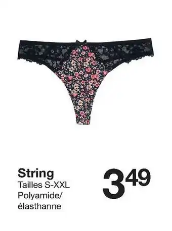 Zeeman String offre