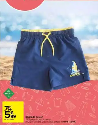 Carrefour Market Bermuda Garçon offre