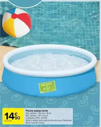 Carrefour Market Piscine Autoportante offre