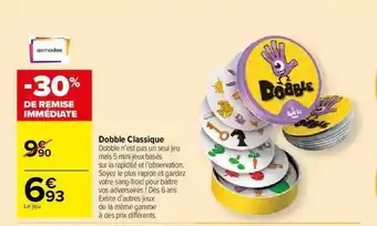 Carrefour Market Dobble Classique -30% De Remise Immédiate offre
