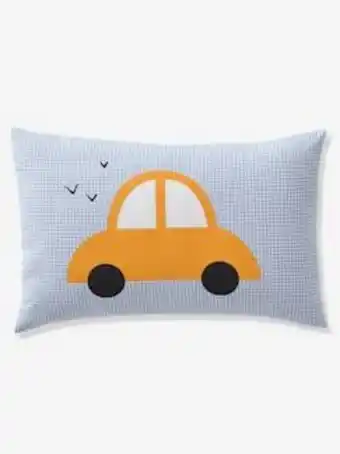 Vertbaudet Taie d'oreiller bébé en voiture simon oeko-tex® - bleu offre