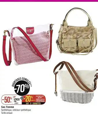 Géant Casino Sac Femme offre
