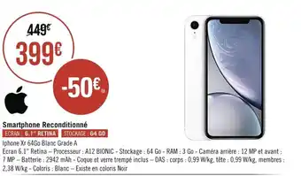 Géant Casino Smartphone reconditionné offre