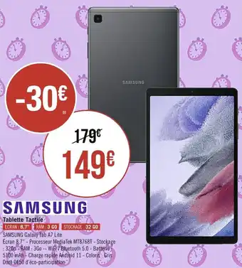 SAMSUNG tablette tactile