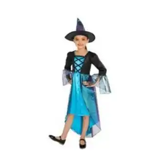 Maxi Toys Déguisement halloween deluxe - sorcière bleue/noire - 4/6 anscosplay creation offre