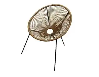 Leroy Merlin Fauteuil de jardin acapulco en acier naturel offre