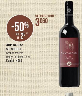 Géant Casino St michel aop gaillac offre