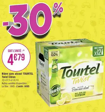 Tourtel bière sans alcool twist citron