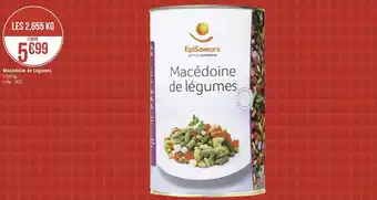 Géant Casino Episaveurs macédoine de légumes offre
