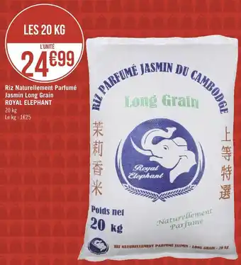 Géant Casino Royal elephant riz naturellement parfumé jasmin long grain offre