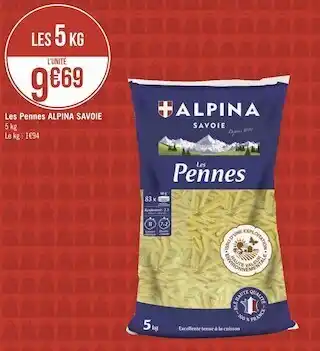 Géant Casino Alpina savoie les pennes offre
