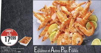 Géant Casino Crevettes cuites offre