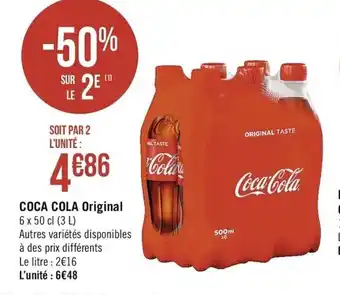Casino Supermarchés Coca Cola Original offre