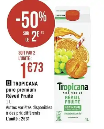 Tropicana pure premium Réveil fruité