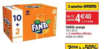Cora x Carrefour Fanta Orange offre