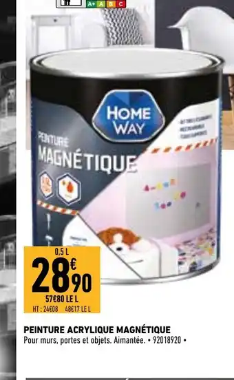 Brico Cash Peinture Acrylique Magnétique offre
