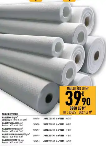 Brico Cash Toile de Verre offre