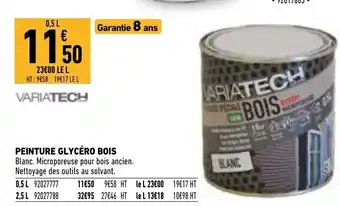 Variatech Peinture Glycéro Bois