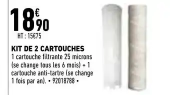 Brico Cash Kit de 2 cartouches offre