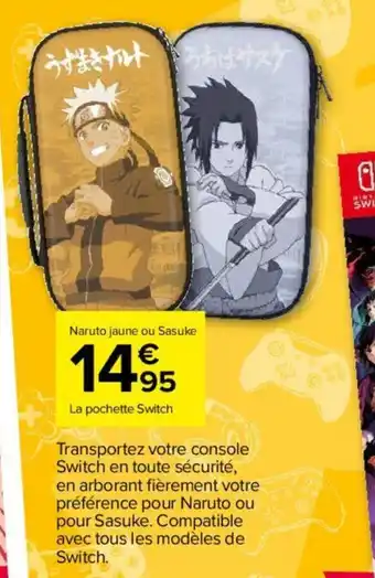 Carrefour Naruto Jaune Ou Sasuke offre
