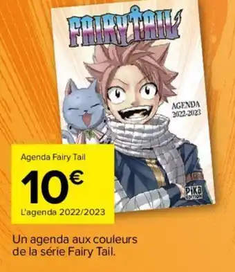 Carrefour Agenda Fairy Tall offre