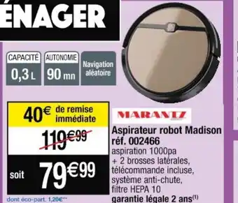 Aspirateur Robot Madison