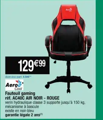 Cora x Carrefour Fauteuil Gaming offre