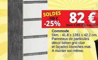 KREABEL Commode offre