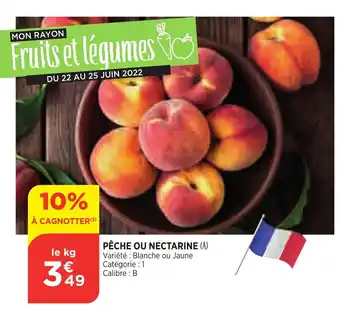 Bi1 Pêche Ou Nectarine offre
