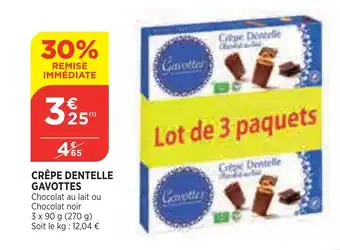 Crêpe Dentelle Gavottes