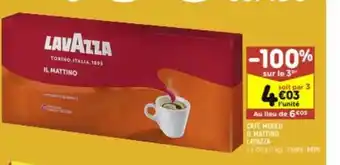 Leader Price Lavazza Café Moulu Il Mattino offre
