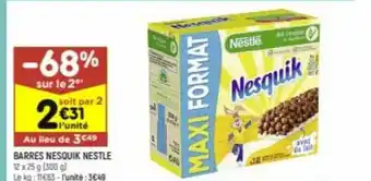 Barres Nsquik Nestle