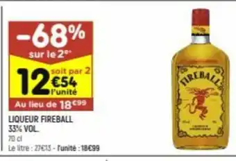 Liqueur Fireball 33%vol