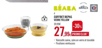 Beaba coffret repas verre yellow
