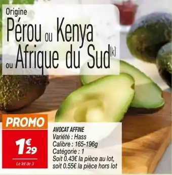Netto Avocat affine offre