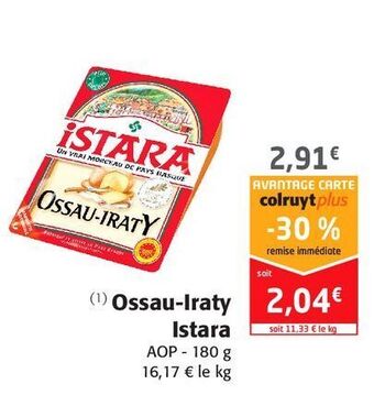 Colruyt Ossau-iraty istara offre