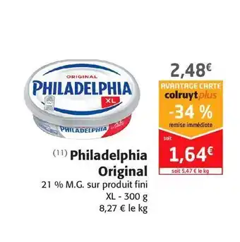 Colruyt Philadelphia original offre