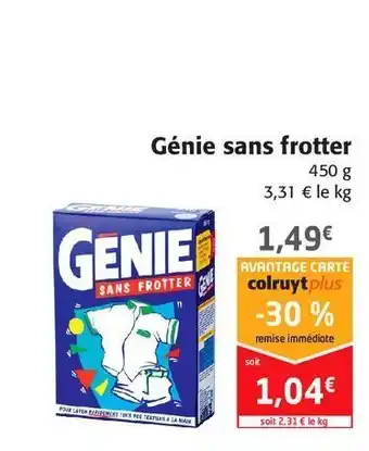 Génie sans frotter