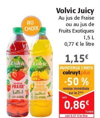 Colruyt Volvic juicy offre