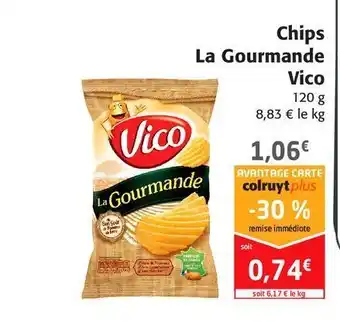 Colruyt Chips la gourmande vico offre