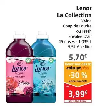 Colruyt Lenor la collection offre