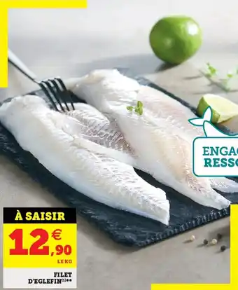 Super U Filet d'eglefin offre