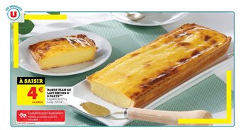 Super U Bande flan au lait entier u 6 parts offre